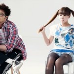 대표 성인돌 나르샤랑 곰태우! 애니콜cf찍다! 둘이 연인같아..