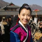 동이 제작발표회 속 한효주, <b>단아</b>한 미소