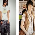 내 남친을 위한, 만능 스타일링이 가능한 체크 남방 코디방법