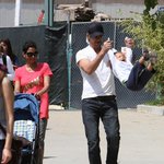 동물원 간 할리<b>베리</b> 가족, 훈훈한 모델 아빠