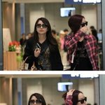 브아걸 <b>제아</b>-가인 입국사진, 연예인포스!