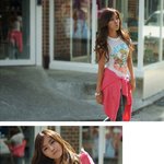 쇼핑몰 모델하는 티아라 효민, 자연스러운 <b>포즈</b>