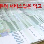 컴퓨터 서비스업은 먹고 살기 힘들다