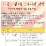 한국을 지구상에서 사라지게 하라... ; fta