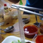 <b>모듬</b>회를 시켰는데 이런게 함께 왔어요 사진有