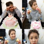 팬이 선물한 케이크 인증하는 이시영, 나이에 깜놀!