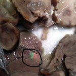 (사진有)장*왕족발<b>보쌈</b> (대전서구)에서 나온 고기 절단면...