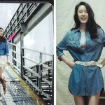 데님 셔츠 활용법~