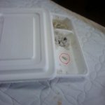 행복도시락에서 나온 벌레--; 사진有