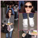 고소영 공항패션 가격 집중분석