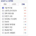 각 <b>포털</b> 실시간 검색어