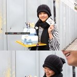 생일이었던 문근영, 촬영장에서 사복입고