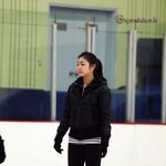 후배들 교육하는 김연아, <b>미녀</b> 선생님포스