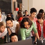 bbq 치킨 촬영하는 비스트, 신세경