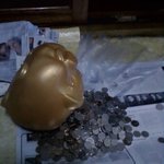 [사진有]저금통을 뜯었어요!