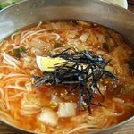 정말 <b>제</b>가 만들었지만 정말 맛있어여 ㅋ김치<b>말</b>이국수