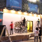 홍대앞 그래피티 작업!!