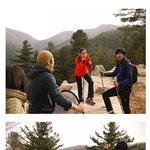 <b>이민정</b>과 이승기 촬영현장 방문