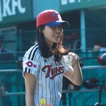 갠소 김하늘 시구하는 모습, 반했어~!