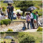 촬영 대기중인 이민호, <b>멀리</b>서도 눈에 띄어