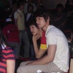 절친 <b>임주환</b>-송중기, 축구대표팀 경기 관람중ㅋ