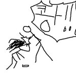 길을 가다가 여대생의 머리를 팔꿈치로 찍었습니다
