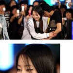 남성팬의 <b>포옹</b>에 수줍어 하는 원걸 소희 귀여워~~~