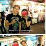 대만갔던 박재범, 팬들과 찍은 사진 ㅋ