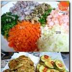 꾸물꾸물날씨~<b>야채</b>해물전과호박전