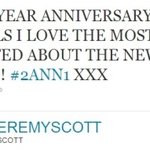 2ne1 데뷔 1주년 직접 축하하는 제레미 <b>스캇</b>!