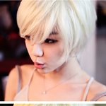 짧은 금발머리로 변신한 <b>에이미</b>