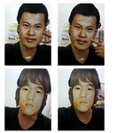 방금 찍어 올린 박주영, 이운재 셀카