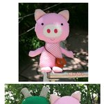 인형만들기- 레인보우동물원 돼지
