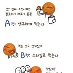 혈액형별로 과자먹는 방법도 따로 있다? 스타일대로 오땅<b>먹자</b>!