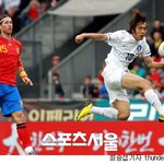 한국, ‘무적함대’ 스페인에 0-1석패