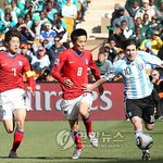 [wc 2010] ‘박주영 자책골’ 한국, 우승후보 아르헨티나에...
