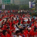 어제 삼성동 코엑스로 거리응원갔습니다 (사진有)