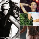 헐리웃 스타들의 타투(문신)의 세계!