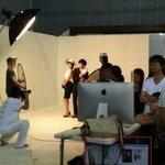 이승기-신민아, <b>다정</b>한 촬영장 직찍