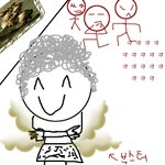 그림有] 전시회에서 아줌마에게 당했습니다