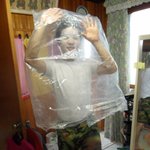 울<b>오빠</b>가 비를 피하는 방법 (<b>사진</b>有)
