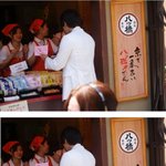 촬영중 일본팬에게 <b>사인</b>해주는 비, 월드스타답네