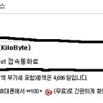 무선인터넷 검색 한번하면 요금이 이정도(<b>1</b>메가=<b>1</b>만원) 나오나요?