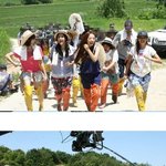 <b>청춘</b>불패 촬영중인 구하라, 멀리서도 눈에 띄네