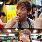 <b>명동</b>에서 유세윤의 리얼한 표정..ㅋㅋ