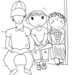 (그림有)지하철 책읽는 변태를 조심하세요