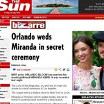 올랜도 <b>블룸</b>-미란다 커, 비밀리에 결혼!