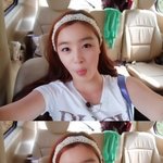 시크릿 한선화, <b>차안</b>에서 셀카 삼매경~