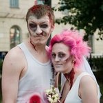 엽기, 독특한 <b>좀비</b> 코스프레 결혼식