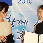 김연아 옆 한효주, 굴욕없는 얼굴<b>크기</b> 대박